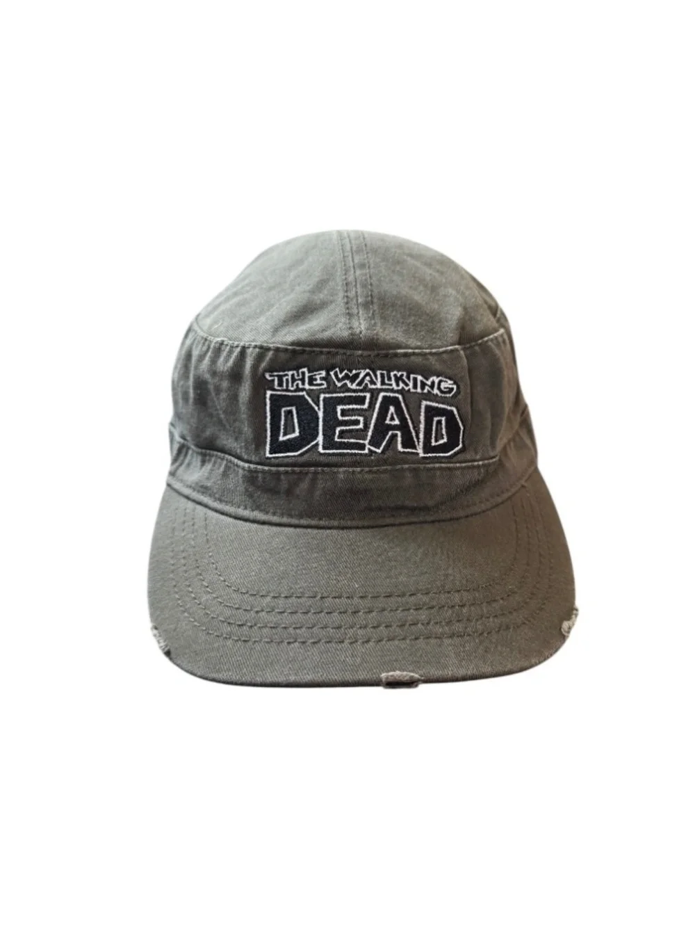 🤑 5/$25 OTTO “The Walking Dead” Olive Green Distressed Style Military Style Cap